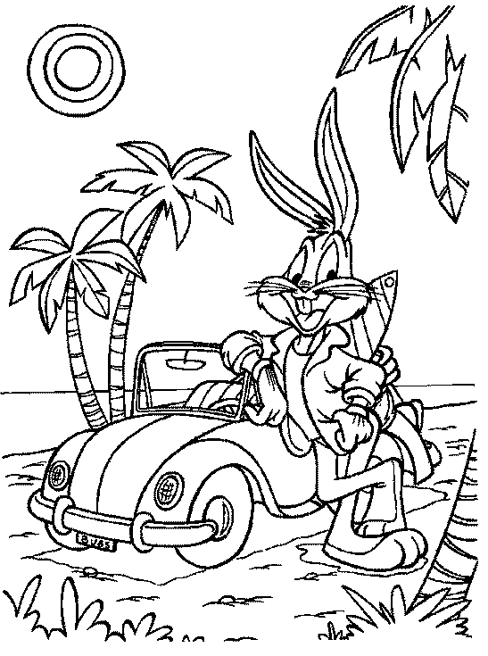 Bugs Bunny Coloring Pages 2