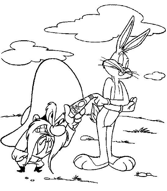 Bugs Bunny Coloring Pages 4